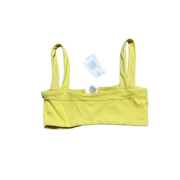 New. L*SPACE yellow bikini top. Large. Retails $99 - Picture 10 of 11